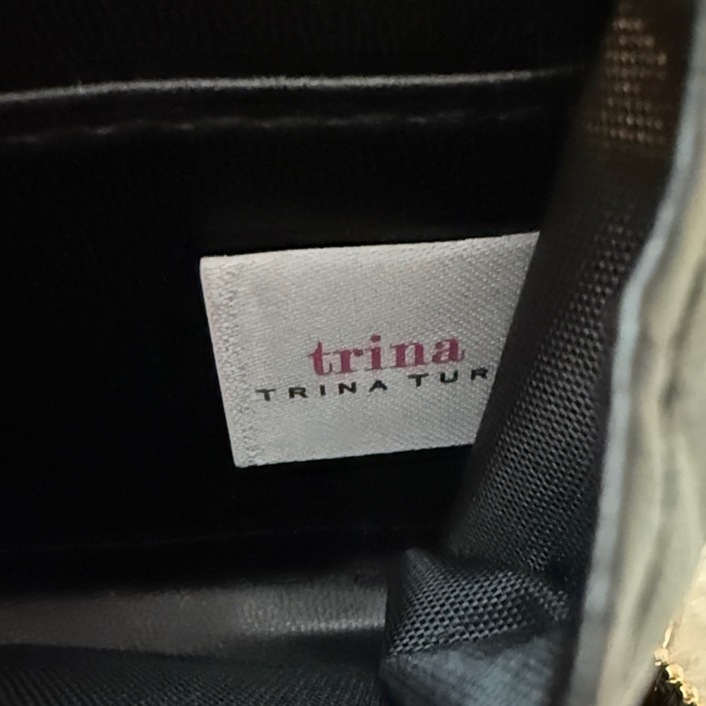 Trina Turk Black and White Croco Wallet - Picture 6 of 10